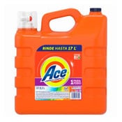 Ace Regular Liquid detergent Detergente Liquido Limpieza Completa 8.5 Liters Litros